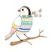 Winter bird - little bird archival print