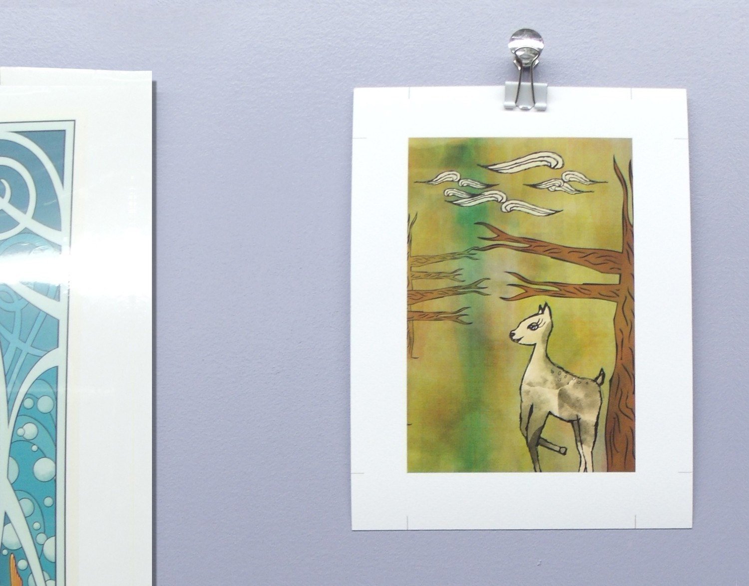 Little Deer -  4x6 Giclee Art Print