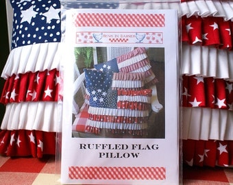Ruffled Flag Pillow Pattern