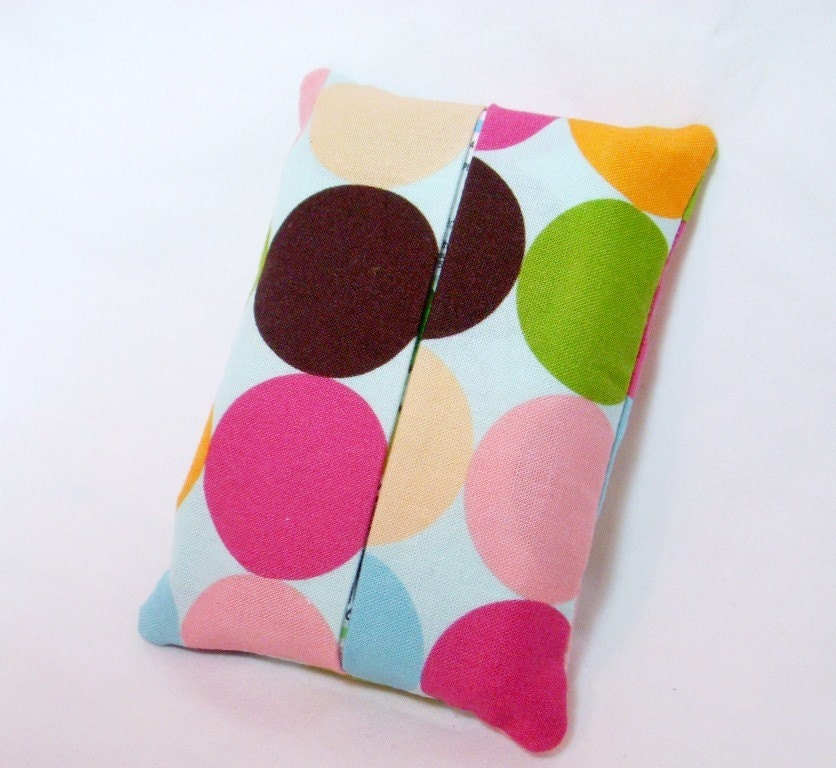Pocket Tissue Cozy Cover - Mod Sweetie Dots