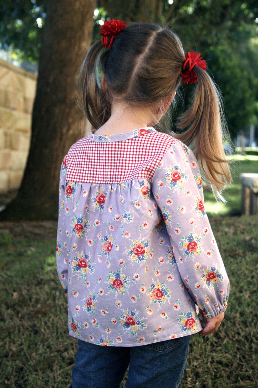 Simply Sweet Tunic Top & Blouse INSTANT DOWNLOAD PDF Sewing Pattern for Girls: Sizes 1, 2, 3, 4, 5, 6, 7 and 8