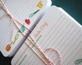 As seen on SOUTHERN LIVING Magazine-  Personalized recipe cards, set of 20
