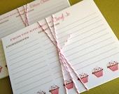 Cupcakes- set of 20 personalized recipe cards
