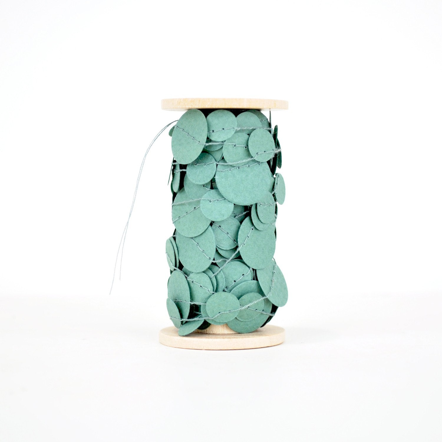 Teal Confetti Garland