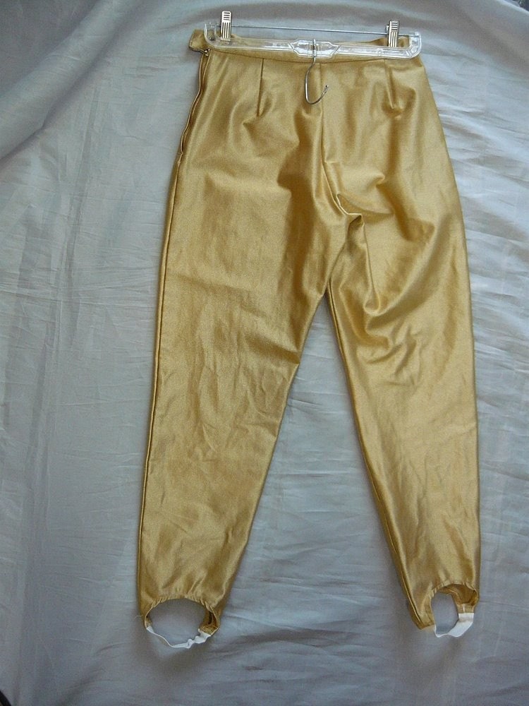 Gold Stretch Pants