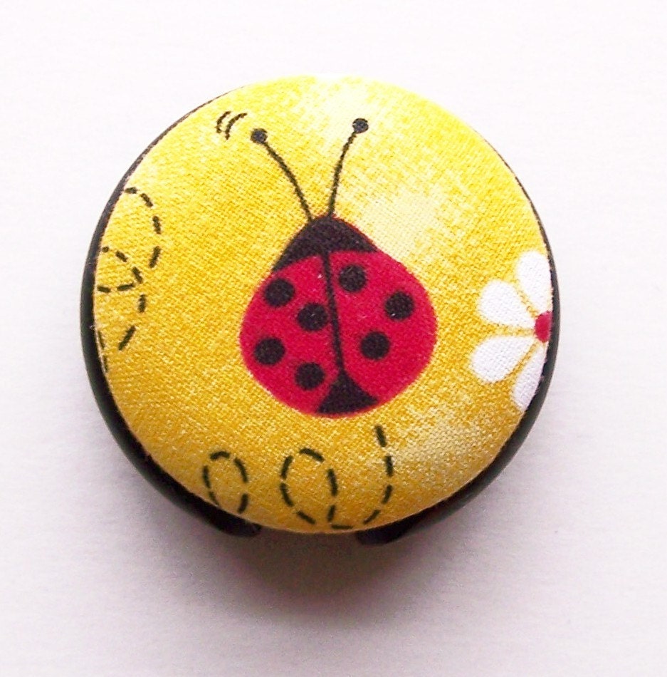 NEW Fabric Covered Button Stethoscope ID tag