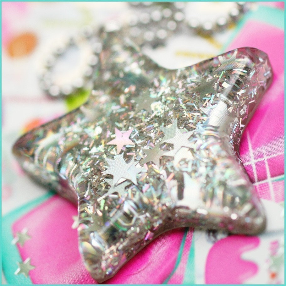 Rock Star - Resin Necklace
