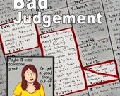 MORE Bad Judgement on my Part- comic book