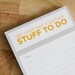 3 Get Your Shit Together To Do Notepad - SECONDS SALE