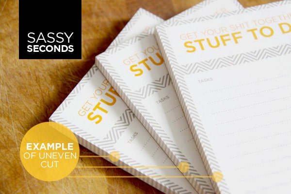 2 Get Your Shit Together To Do Notepads - SECONDS SALE