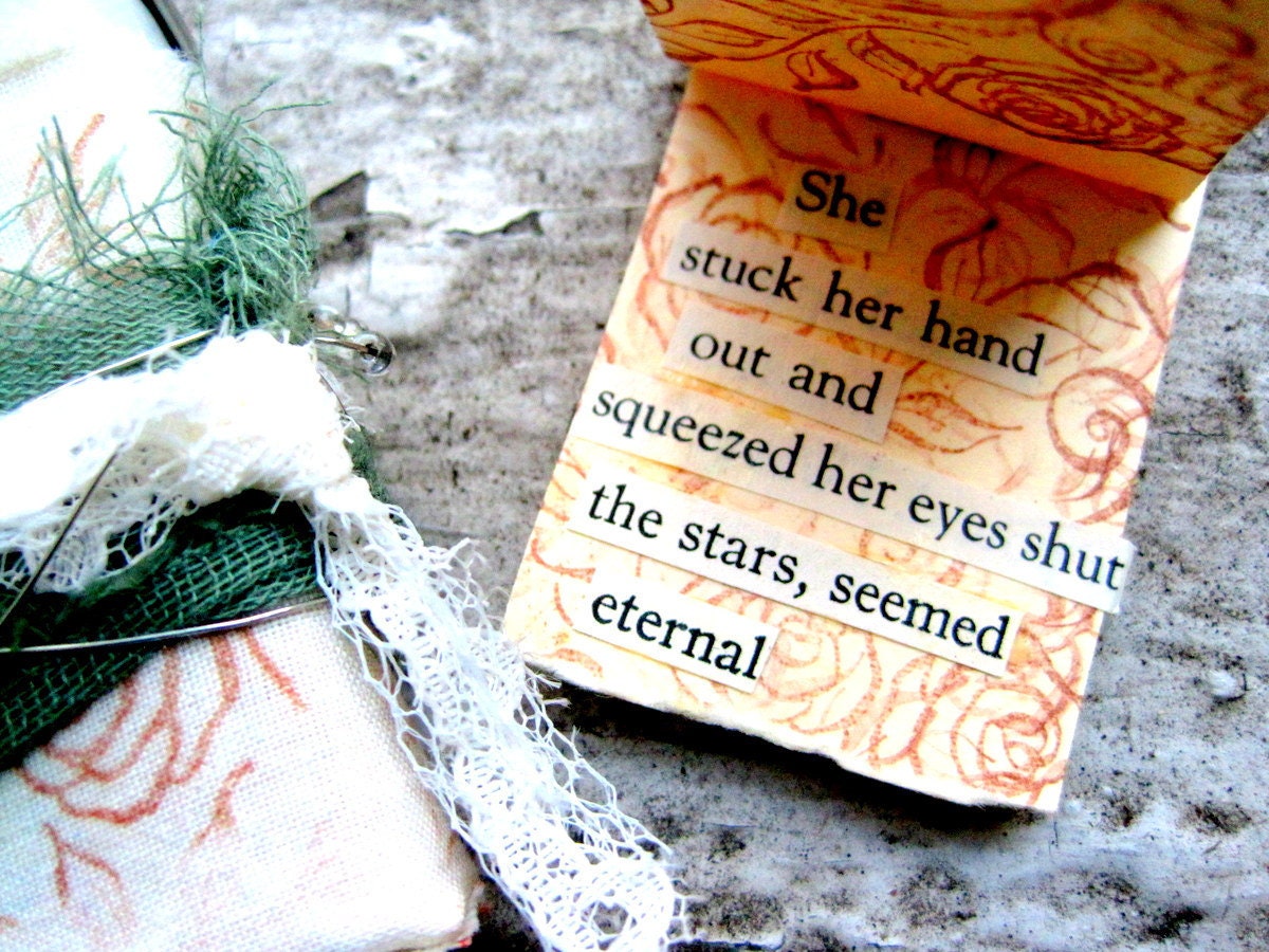 original poetic storybox sculpture book zine free-form ONE BOOK