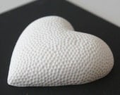 porcelain heart heirloom - framed heart-ART nr 2 - Textured love
