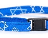 Hanukah Kitty Cat Collar