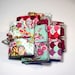 Personlized Bridesmaids Travel Jewelry Rolls CUSTOM Set of 4 with MONOGRAMS