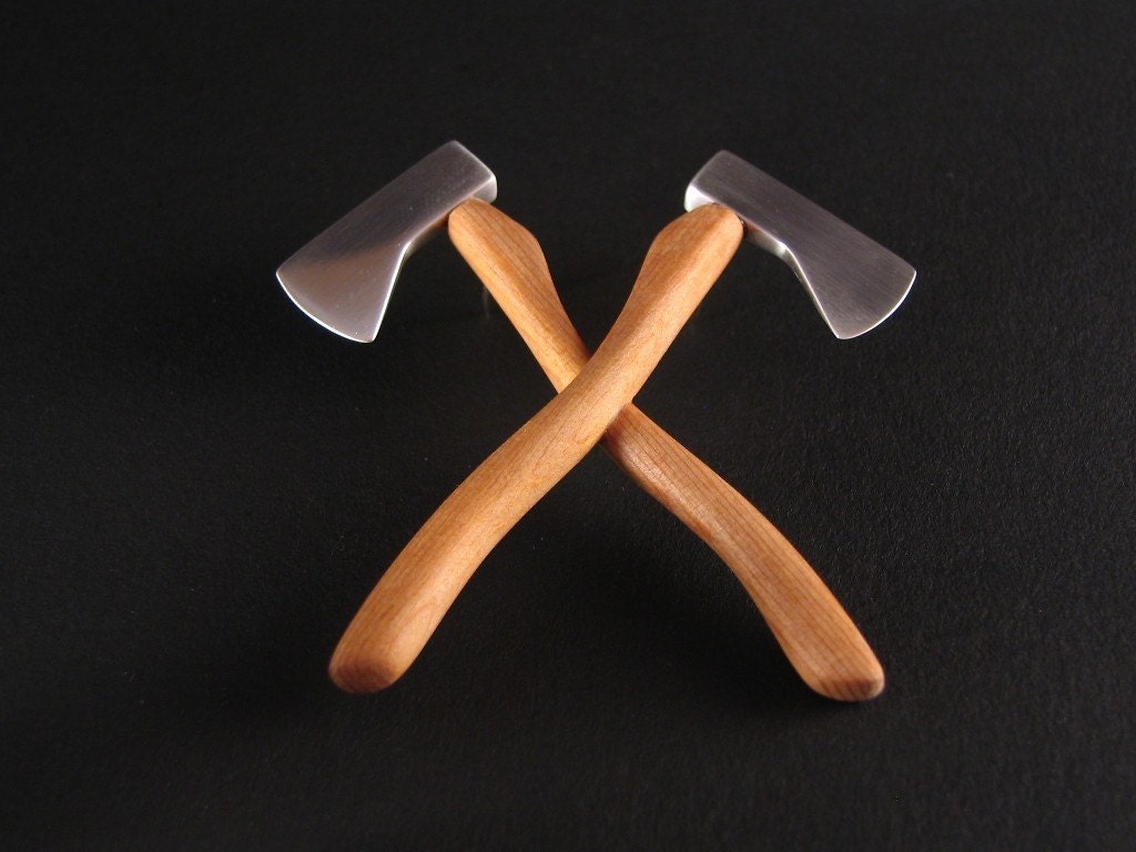 Secret Order of the Lumberjacks Axe Brooch