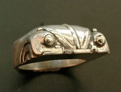 1967 VW Beetle Ring Luv Bug Look Ring
