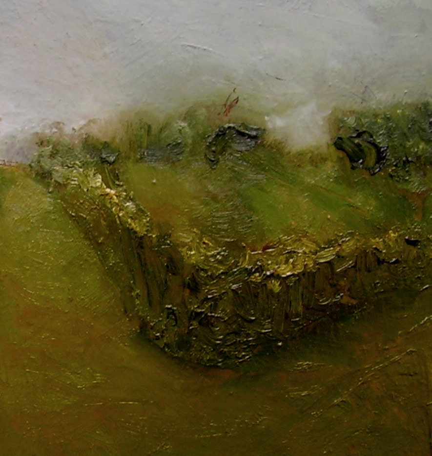 Original oil painting, on offer,  13 x 7.5 in, 33 x 19 cm, "Domain"