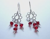 Siam Crystal Earrings