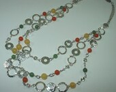 Citrus Splash Necklace and Earrings Set