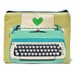Typewriter Love Zipper Pouch