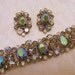Juliana Aurora Borealis Rhinestone Bracelet and Earrings