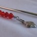 Cross Red Beaded Bookmark SALE Forty percent off