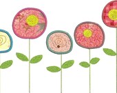Modern Poppies - Machine Embroidery Designs