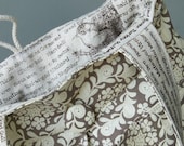 XL Henna and Bird Diaper Bag and Pouch Set