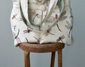 Dragonfly Diaper Bag, Bird, Sage, Extra Large, 6 Pockets