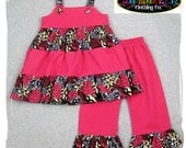 Custom Children Boutique Unique Handmade Cute Little Newborn Infant Toddler Baby Girl Clothes Clothing Aline Twirl Tunic Dress Top Matching Pink Animal Zebra Print Hearts Ruffle Pant Bottom Outfit Set 3 6 9 12 18 24 month size 2T 2 3T 3 4T 4 5T 5 6 7 8