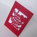 Hand-Cut 'I Love You More Than Xbox' Card