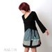 Black Wrap Cardigan - Black Shrug - Chameleon Wrap Shrug - Long sleeves - Jersey - Transformable
