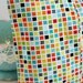 Modern Pillow Cover - 14x14 Quilted Patchwork (READY TO SHIP)
