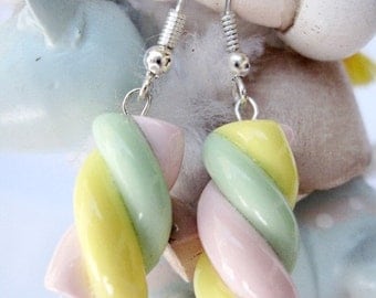 Rainbow MARSHMALLOWS Earrings