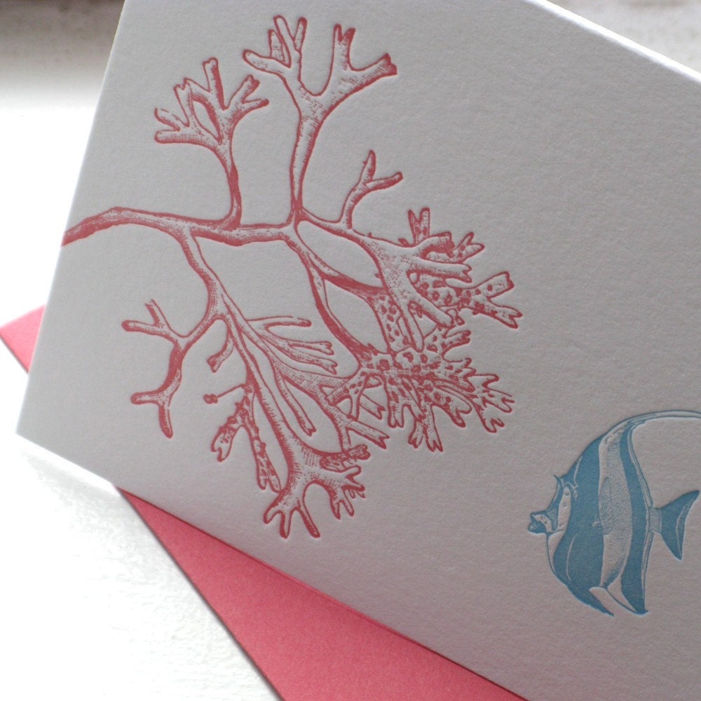 Under the Sea Notecard (Letterpress)