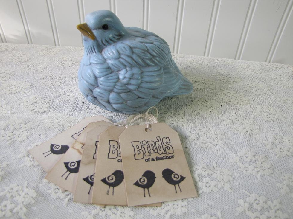 Birds of a Feather Wish Tree Wedding Tags