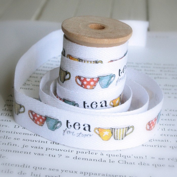 Tea for Two  cotton tape