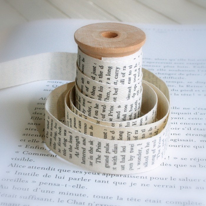 Old Book cotton tape