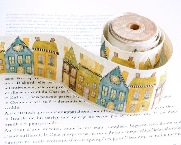 Home is Heart  Wide Cotton Tape