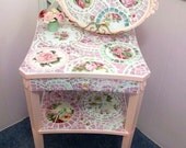 Stunning Shabby Pink China Mosaic Table