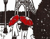 Portland Love gocco print