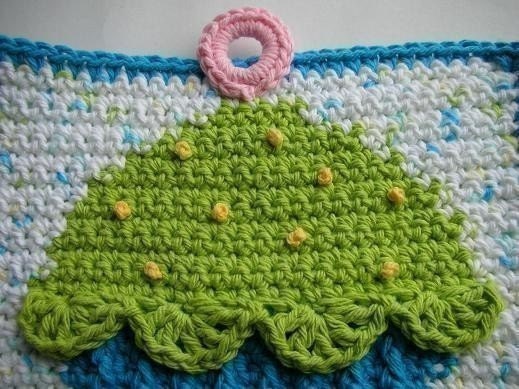 Cupcake Potholder Crochet PATTERN -  INSTANT DOWNLOAD