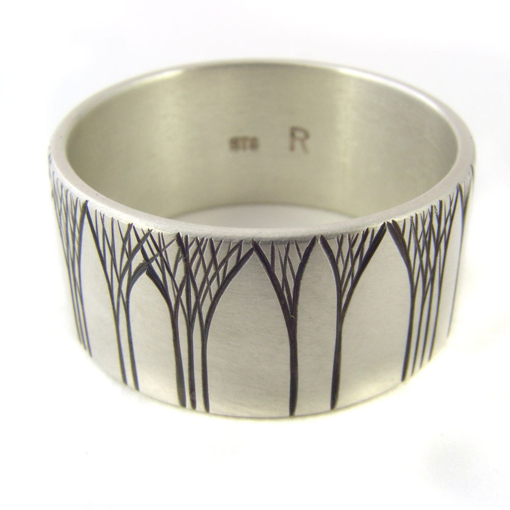 Wedding Band with Kanuka Arches