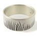 Wedding Band Native Grasses Ring in Sterling Silver