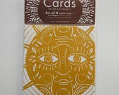 Recycled Calendar Card Set (Sun)