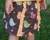 Ruffled Tuxedo Skirt PDF childrens SEWING PATTERN - sizes 2, 3, 4, 5 - easy to sew - Instant Download