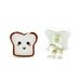 Bread Buddy 1 Toast Earrings - Sterling Silver Posts Studs