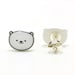 Polar Bear Earrings - Sterling Silver Posts Studs Kawaii Cute