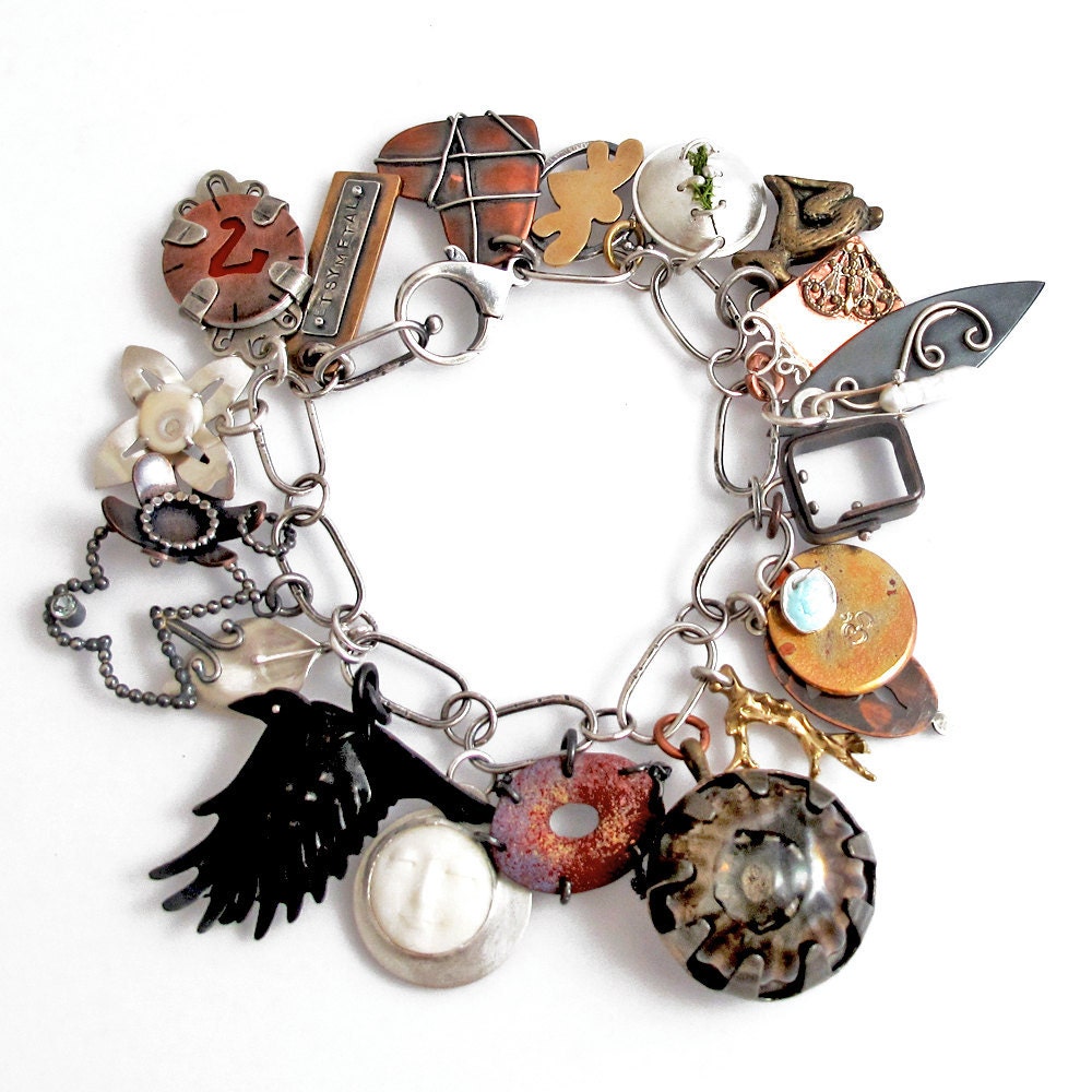 EtsyMetal Charm Swap 7 Bracelet