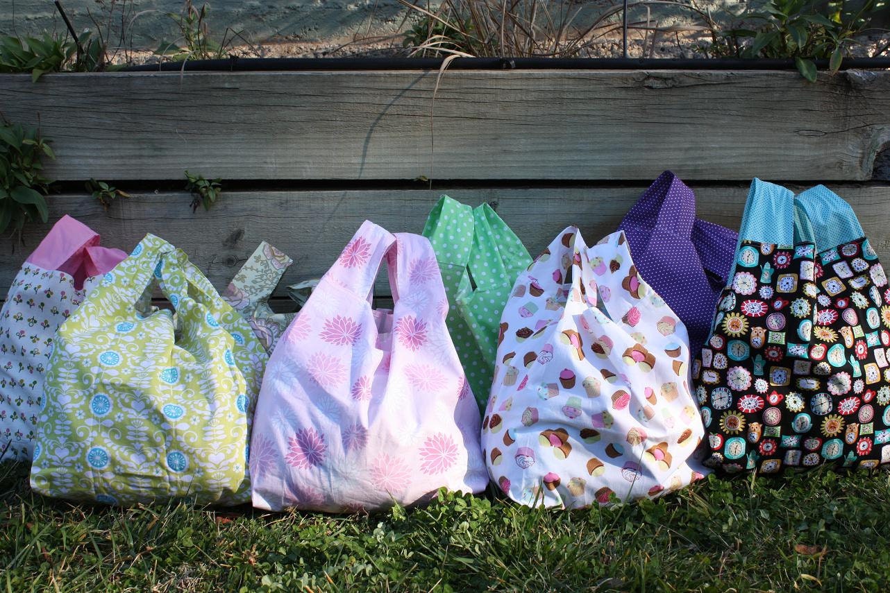 Supermarket checkout bag - Sewing pattern